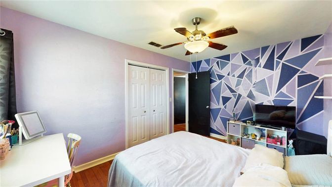 Bedroom, Interior, Wood Texture Flooring