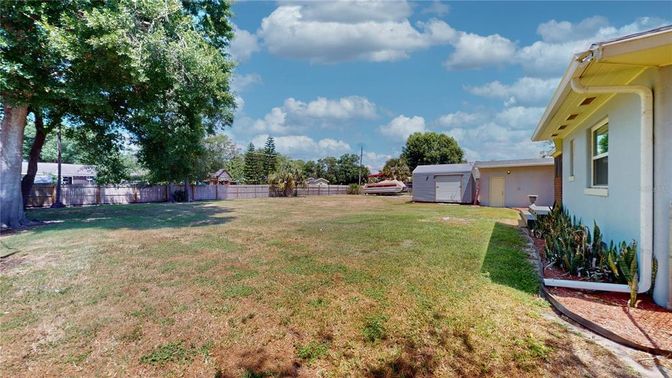 Backyard, Detached Garage, Exterior