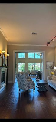 Fireplace, Interior, Living room, Wood Texture Flooring