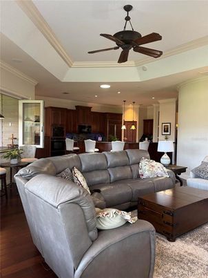 Interior, Kitchen, Living room, Pendant Lights, Recessed Lighting, Stainless Steel Appliances, Wood Texture Flooring