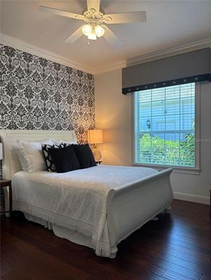 Bedroom, Interior, Wood Texture Flooring