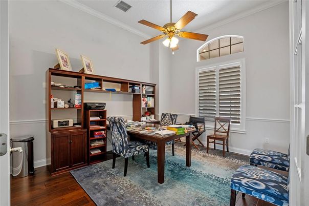 Home Office, Interior, Wood Texture Flooring