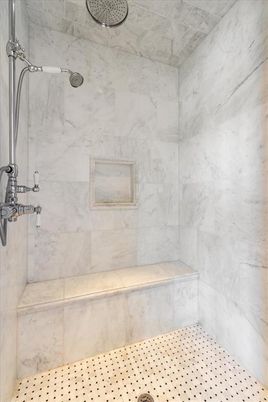 Bathroom, Interior, Marble Walls