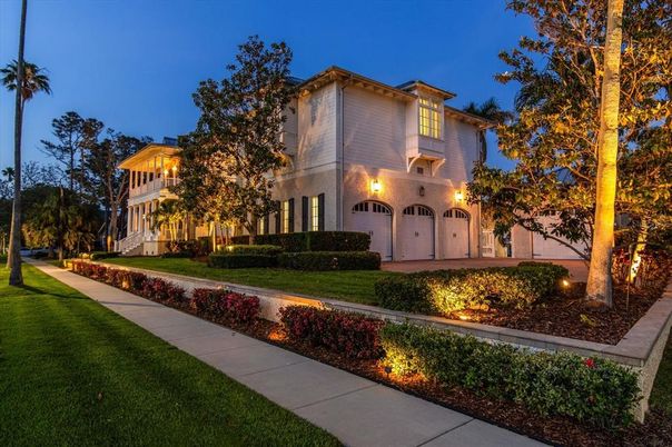 Attached, Backyard, Exterior, Facade, Mediterranean