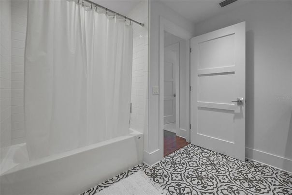 Bathroom, Interior, Wood Texture Flooring