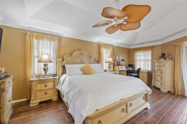 Bedroom, Interior, Wood Texture Flooring