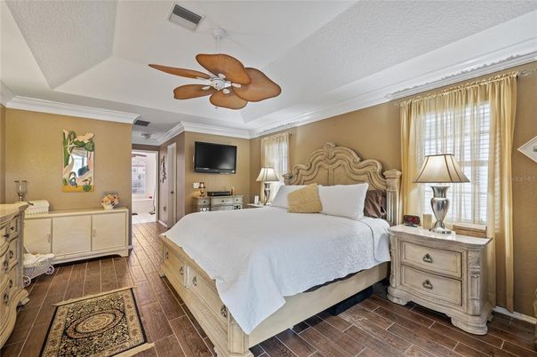 Bedroom, Interior, Wood Texture Flooring