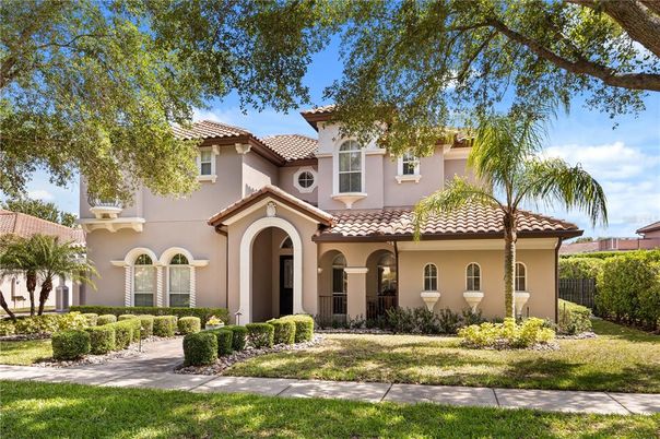 Backyard, Exterior, Facade, Mediterranean