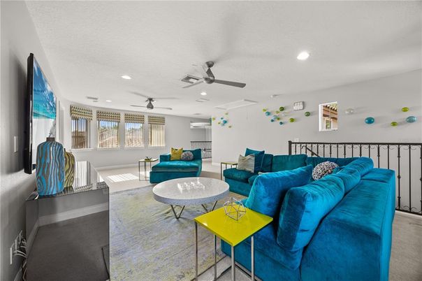 Interior, Living room, Recessed Lighting