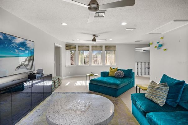 Interior, Living room, Recessed Lighting