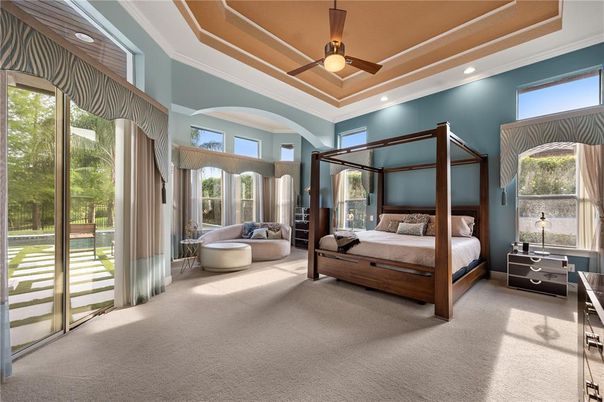 Bedroom, Interior, Recessed Lighting