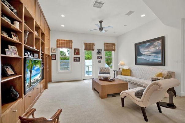 Interior, Living room, Recessed Lighting