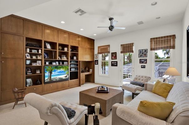 Interior, Living room, Recessed Lighting