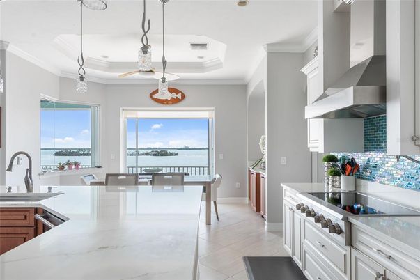 Interior, Kitchen, Pendant Lights, Water