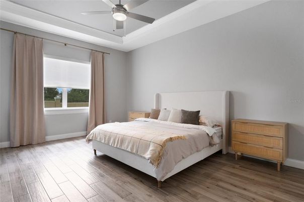 Bedroom, Interior, Wood Texture Flooring