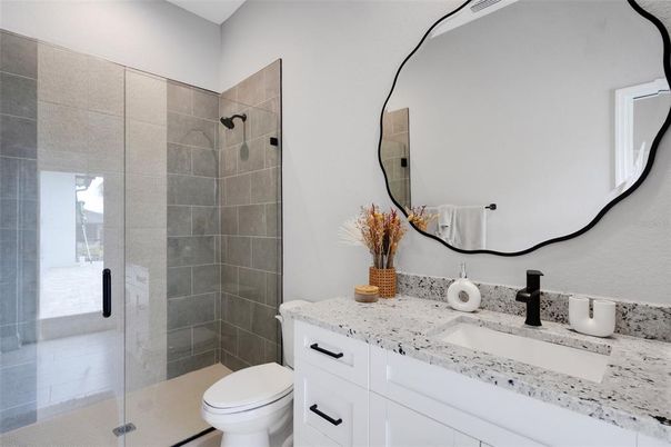 Bathroom, Glass Shower, Interior