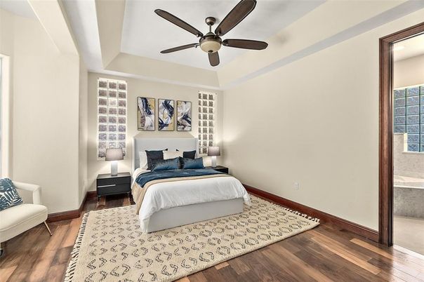 Bedroom, Interior, Wood Texture Flooring