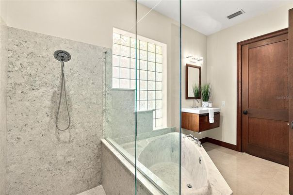 Bathroom, Glass Shower, Interior