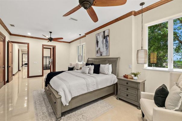 Bedroom, Interior, Recessed Lighting