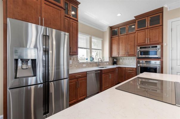 Interior, Kitchen, Recessed Lighting, Stainless Steel Appliances