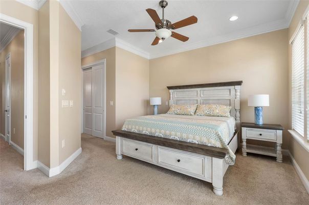 Bedroom, Interior, Recessed Lighting