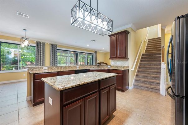 Interior, Kitchen, Pendant Lights, Recessed Lighting