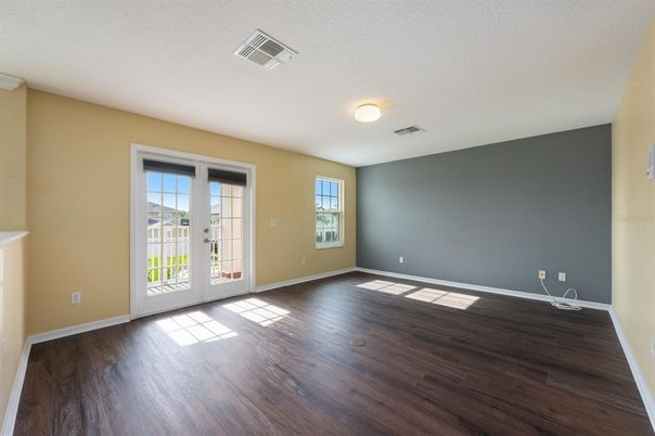 Empty room, Interior, Wood Texture Flooring