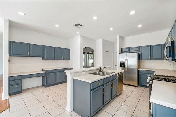 Interior, Kitchen, Recessed Lighting, Stainless Steel Appliances