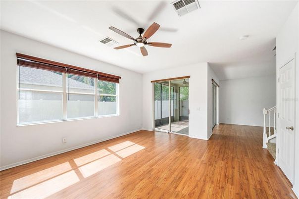 Empty room, Interior, Wood Texture Flooring