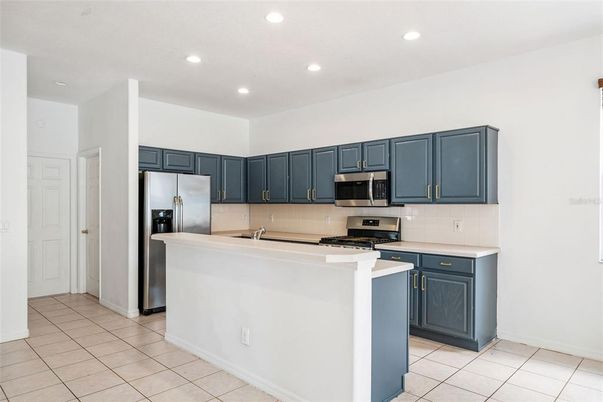 Interior, Kitchen, Recessed Lighting, Stainless Steel Appliances
