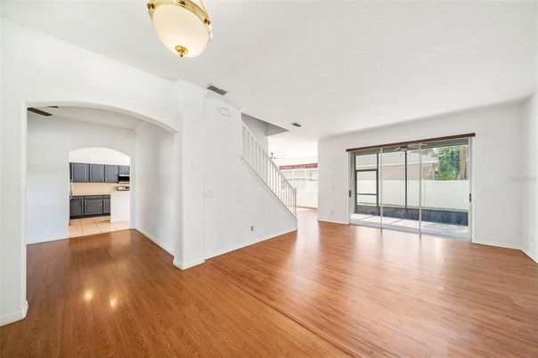 Empty room, Interior, Wood Texture Flooring
