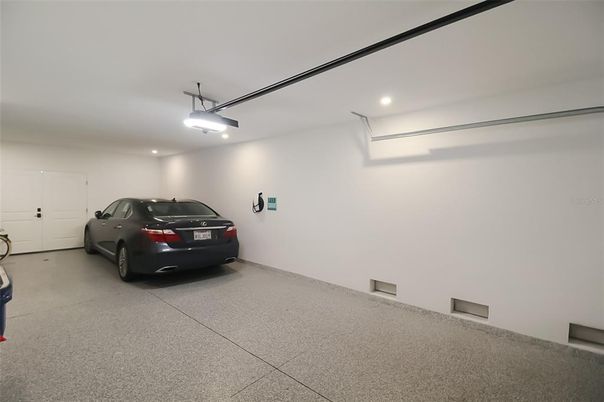 Garage, Interior, Recessed Lighting