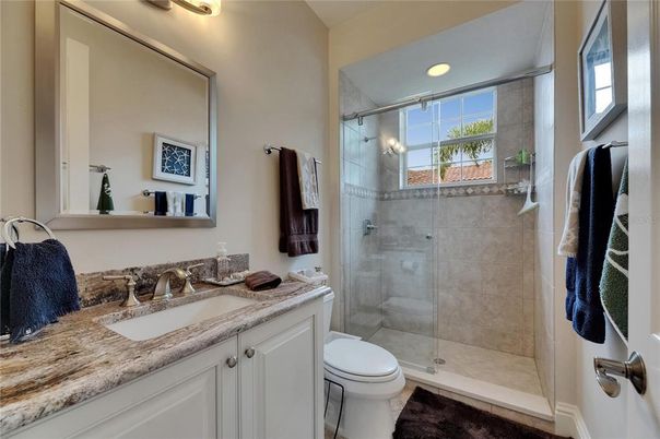Bathroom, Glass Shower, Interior