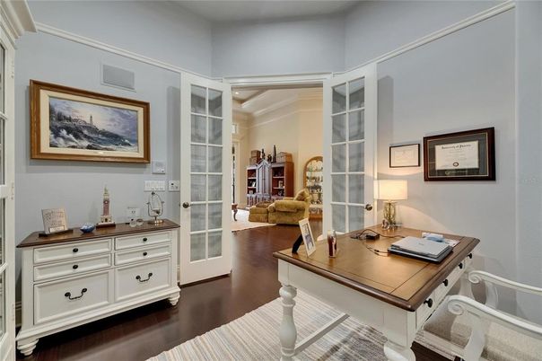 Home Office, Interior, Wood Texture Flooring