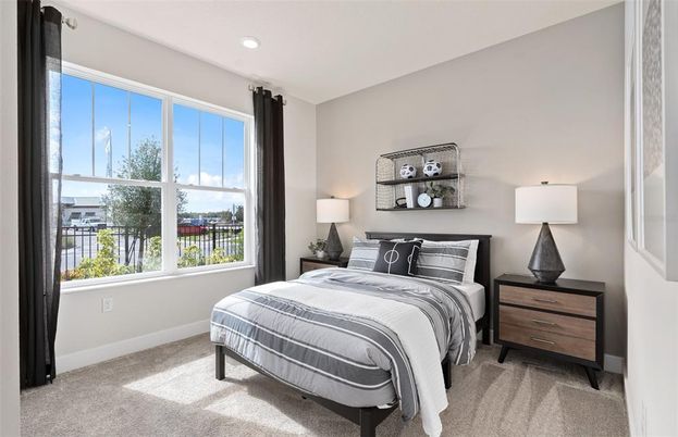 Bedroom, Interior, Recessed Lighting