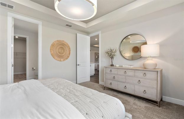 Bedroom, Interior, Recessed Lighting