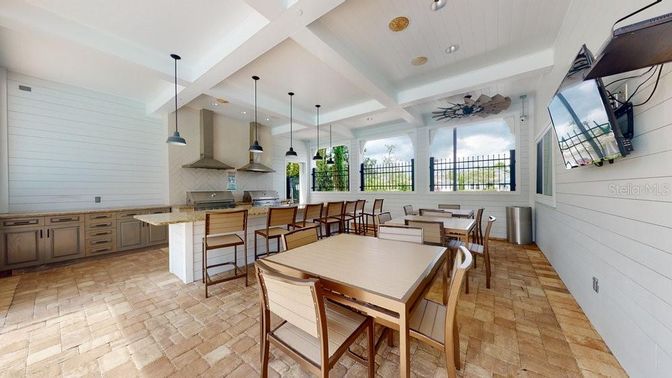 Dining room, Interior, Kitchen, Pendant Lights, Recessed Lighting
