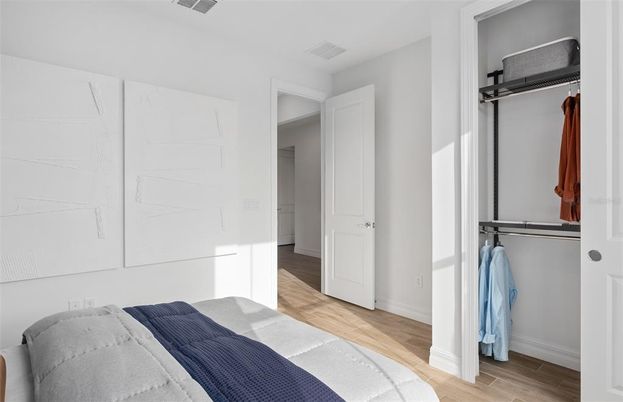 Bedroom, Interior, Wood Texture Flooring