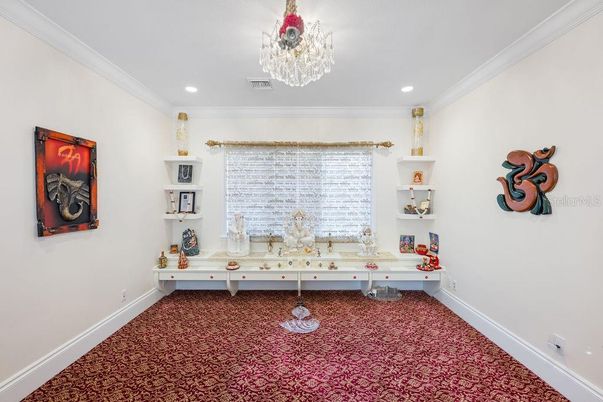 Chandelier, Interior, Recessed Lighting