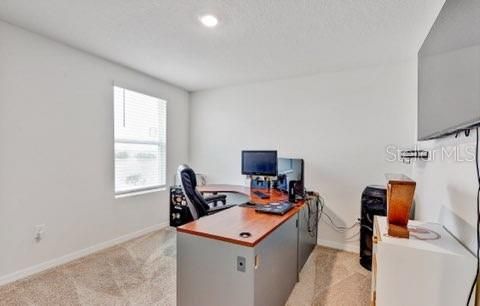 Home Office, Interior, Recessed Lighting
