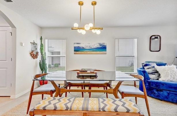Dining room, Interior, Pendant Lights