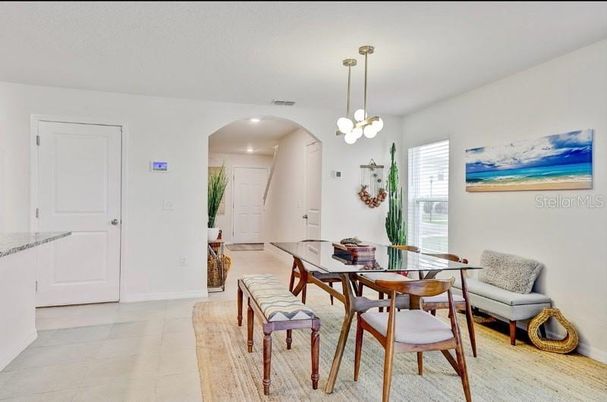 Dining room, Interior, Pendant Lights, Recessed Lighting