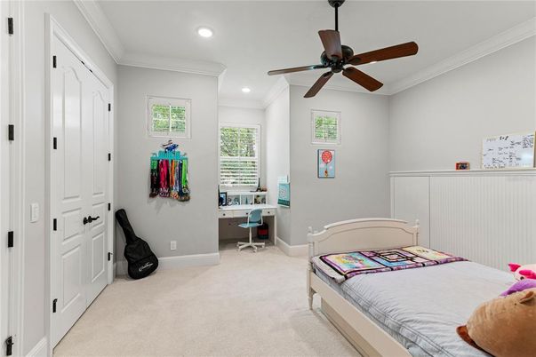 Bedroom, Home Office, Interior, Recessed Lighting