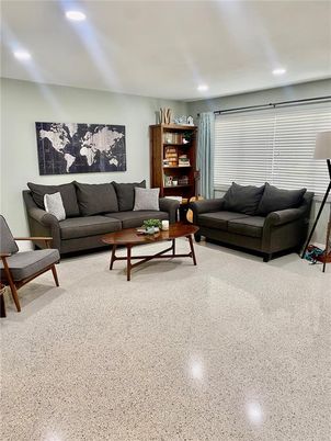 Interior, Living room, Recessed Lighting