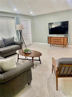 Interior, Living room, Recessed Lighting