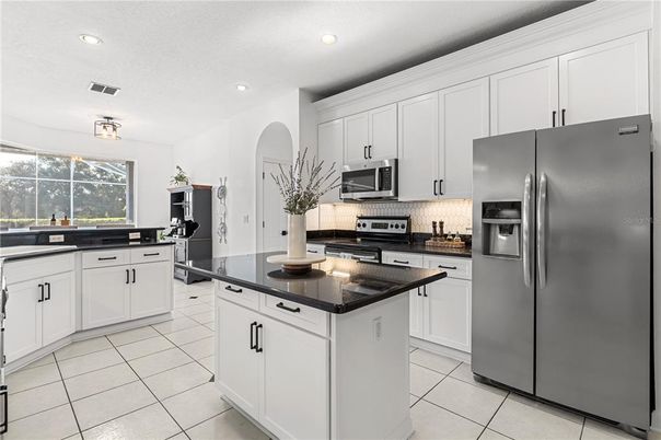 Interior, Kitchen, Recessed Lighting, Stainless Steel Appliances