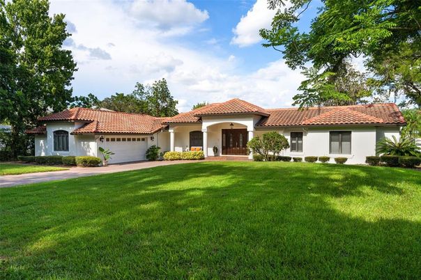 Attached, Backyard, Exterior, Facade, Mediterranean