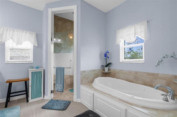 Bathroom, Interior, Wood Texture Flooring