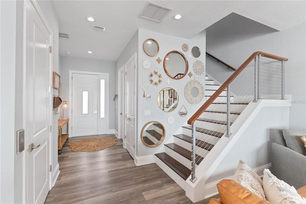 Interior, Recessed Lighting, Wood Texture Flooring