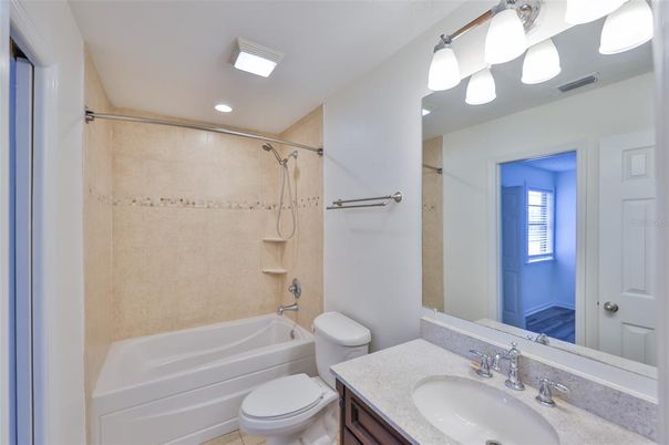 Bathroom, Interior, Recessed Lighting